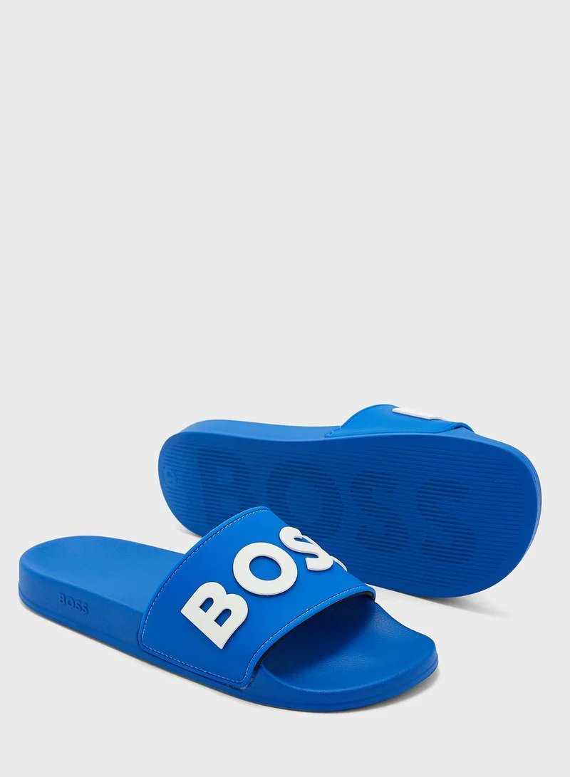 BOSS Logo Slip On Slydes