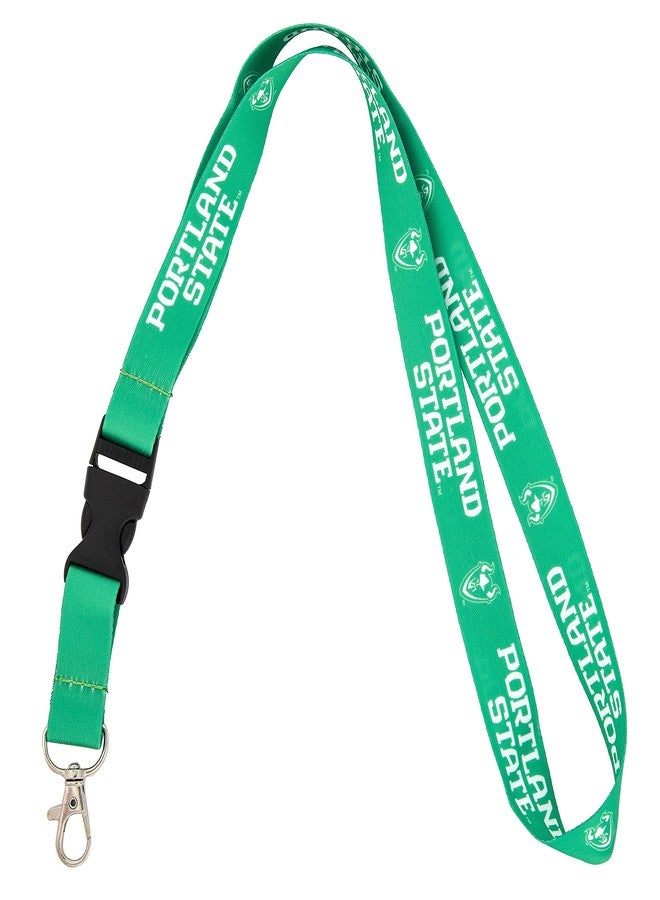 Desert Cactus Portland State University Lanyard Vikings PSU PDX Car Keys ID Badge Holder Keychains Detachable Breakaway Snap Buckle Lanyards (Green) - Image 2
