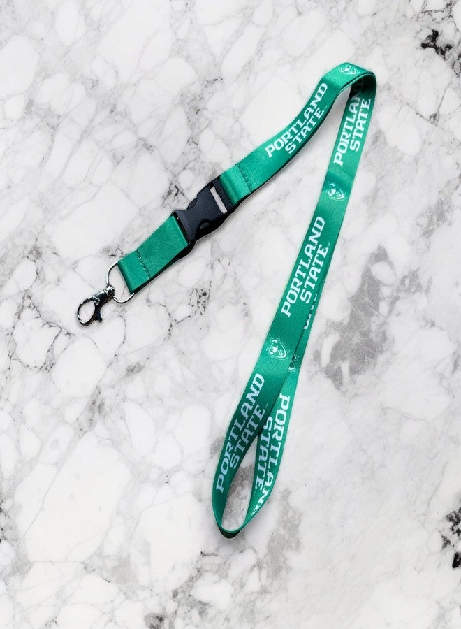 Desert Cactus Portland State University Lanyard Vikings PSU PDX Car Keys ID Badge Holder Keychains Detachable Breakaway Snap Buckle Lanyards (Green) - Image 5
