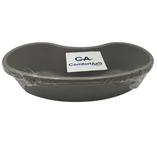 Comfort Axis Graduated 700 cc Kidney Shaped Grey Emesis Basin (Pack of 4) - Image 4