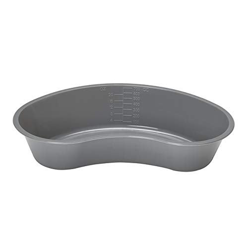Comfort Axis Graduated 700 cc Kidney Shaped Grey Emesis Basin (Pack of 4) - Image 1