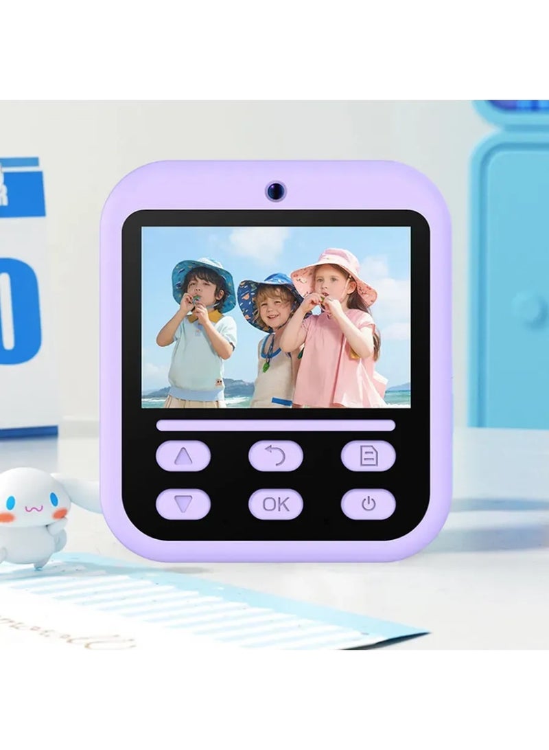 Instant Print Camera HD Digital Camera 2.4 Inch USB Recharge - Image 3