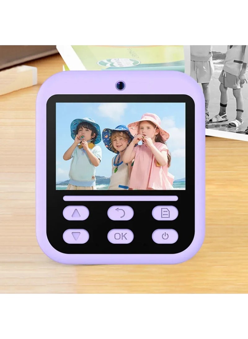 Instant Print Camera HD Digital Camera 2.4 Inch USB Recharge - Image 5