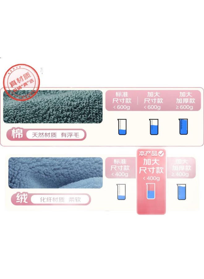 Sanli 7A Antibacterial Bath Towel, Class A Absorbent Quick-Drying, Adult Large Bath Towel, Unisex, 75*140Cm, 300G, Sky Gray - Image 3