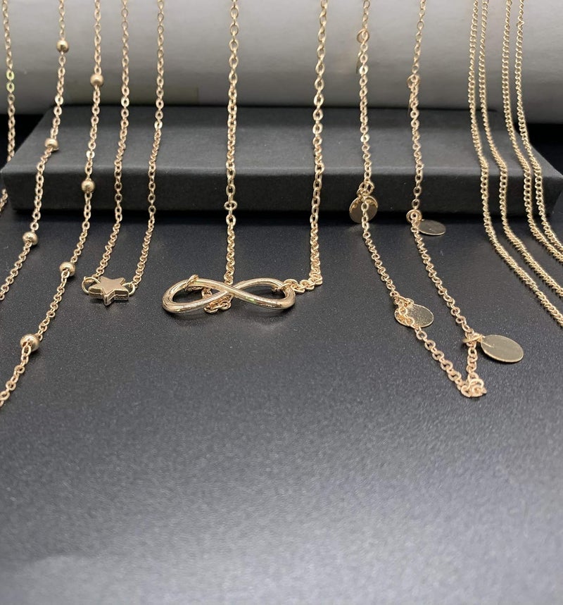 Tornito 4-8Pcs Sexy Body Chain Belly Waist Chain Necklace Summer Beach Bikini Bra Body Jewelry for Women Gold Tone - Image 5