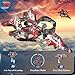 BEZGAR RC Plane Foam Remote Control Airplane Drone for Kids RC Aircraft for Boys and Girls Fighter Jet Helicopter with LED Lights Altitude Hold 360 Flip Stunt Rotation Toy Airplane Red - Image 4