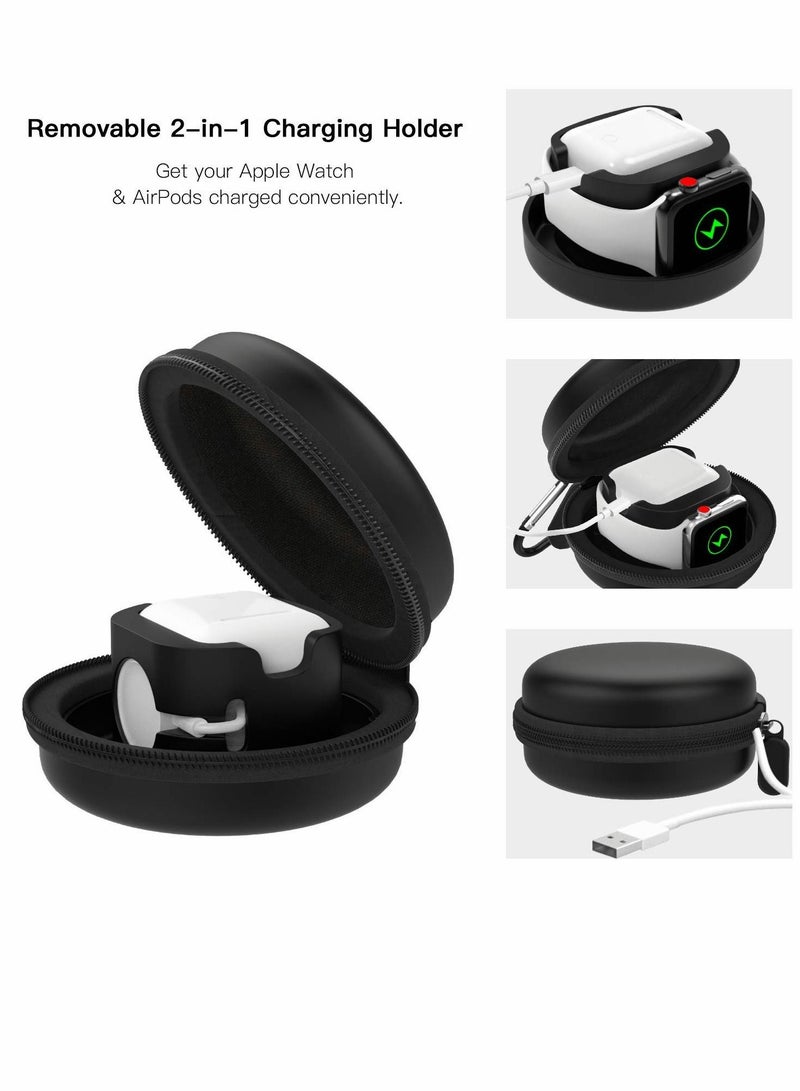 KASTWAVE حافظة تخزين iWatch حافظة سفر واقية محمولة مناسبة لـ Pro/3/2/1 وقاعدة شحن - Image 5