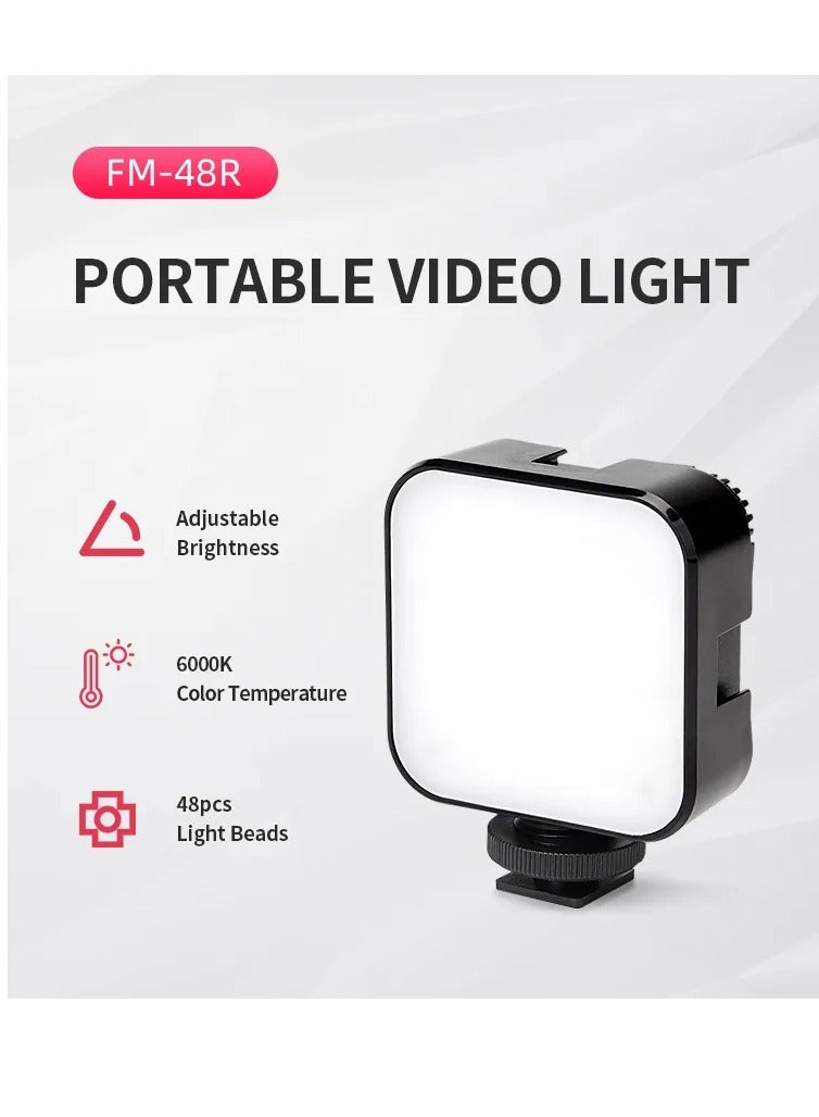 Jmary FM-48 Mini Portable Video Fill Light Black - Image 3