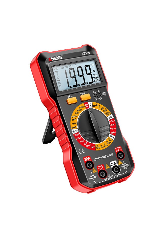 ANENG - SZ305 Multimeter Capacitor Testers Professional 1999 Counts Smart Voltmeter Ohm Meter Fast Accurately Measures Voltage Current Resistance Capacitor Frequency Diode hFE - Image 1
