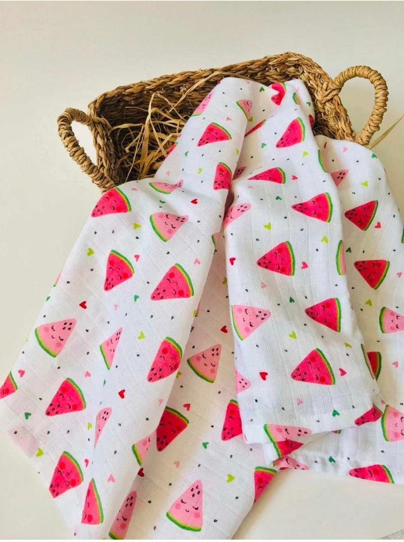 juniperus 2-Piece 110 x 110 cm Multi-Purpose Muslin Blanket Cover
