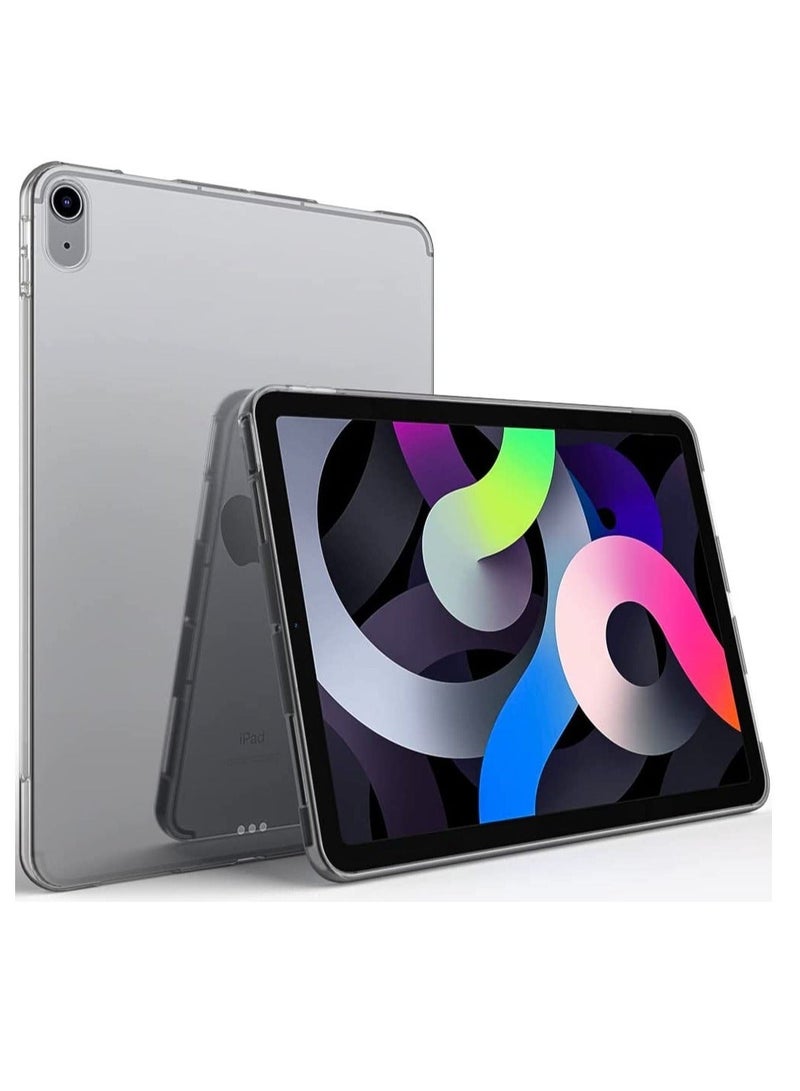راكسوم جراب شفاف لجهاز iPad مقاس 10.9 بوصة موديل 2020 و2022، تصميم رفيع، غطاء واقٍ مرن من مادة TPU الناعمة لجهاز iPad Air من الجيل الخامس/الرابع مقاس 10.9 بوصة، شفاف - Image 1