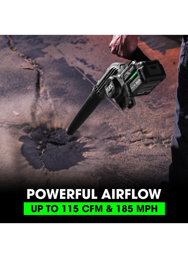 FLEX FLEX 24V Brushless Cordless 115 CFM 185 MPH Jobsite Blower Tool Only Battery and Charger Not Included  FX5441Z  - Image 3