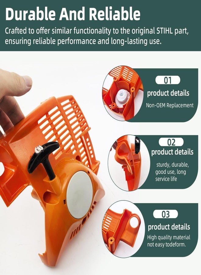 deawater Replacement Rewind Starter (Ergostart) for STIHL FS40C, FS56, FC56, KM56, FS40, FS56RC – Replaces 4144-190-4013, 4144 190 4013, 41441904013 - Image 3