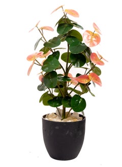 Generic Artificial Tree 68 cm Tall Plant for Interior/Home/Office Décor, Durable Plant with Basic Black Pot, Big Natural Looking 