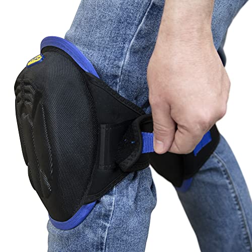 QEP F3 Stabilizer Knee Pads with Memory Foam, Gel Cushion, Neoprene Fabric Liner and Pen Storage, Black (79642) - Image 2