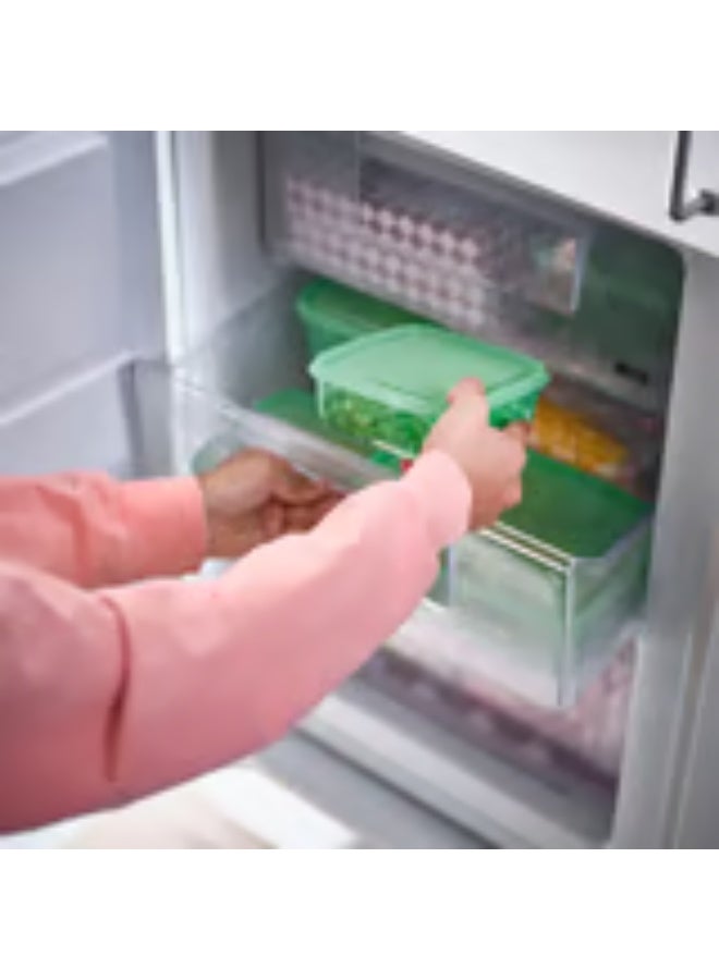 Food container with lid, set of 17, green - Image 4