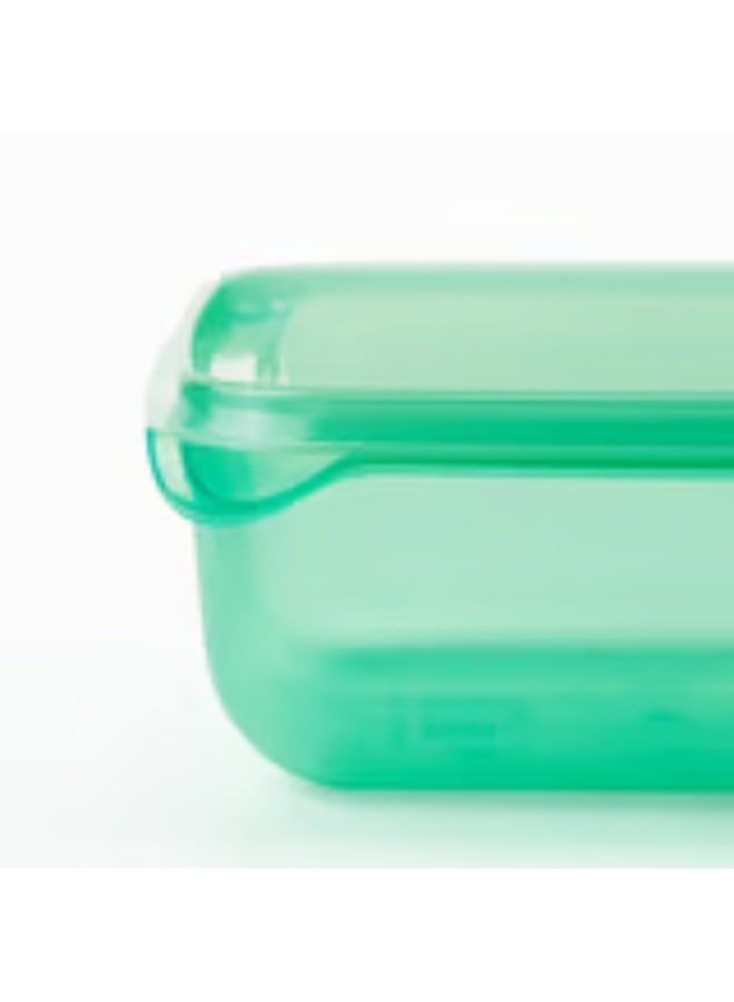 Food container with lid, set of 17, green - Image 5