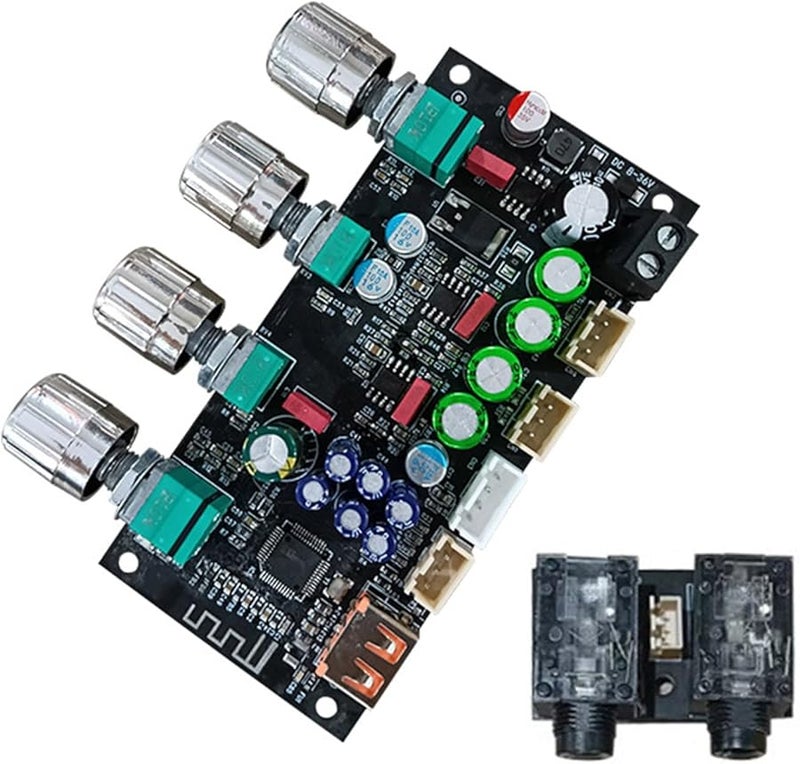 8 36V Karaoke Reverberation Board DSP Mixing Preamp Module Professional Audio Amplifier - Image 2