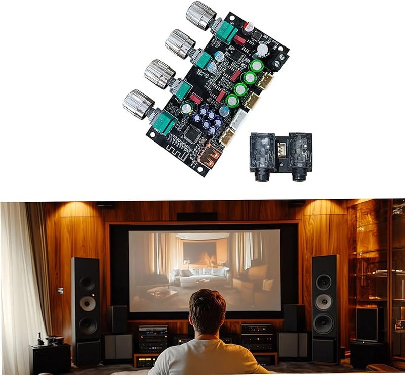 8 36V Karaoke Reverberation Board DSP Mixing Preamp Module Professional Audio Amplifier - Image 3