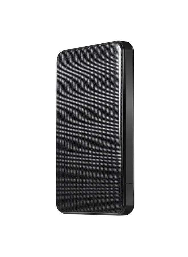 صندوق محرك الأقراص الصلبة البلاستيكي الأسود USB3.0 للبيع المباشر من المصنع، واجهة SATA، محرك أقراص صلبة ميكانيكي SSD عالمي مقاس 2.5 بوصة - اللون: أسود - Image 2
