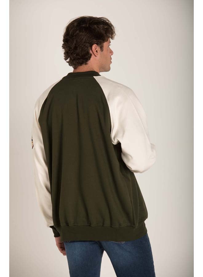 Marco Bergamo Press Buttons Baseball Jacket - Image 5
