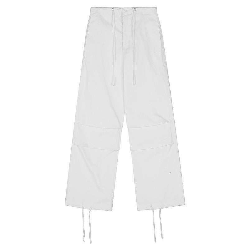Yprs Men'S American-Style Street Parachute Casual Pants Men'S And Women'S Summer Loose Street Drawstring Straight Mop Pants - Image 1