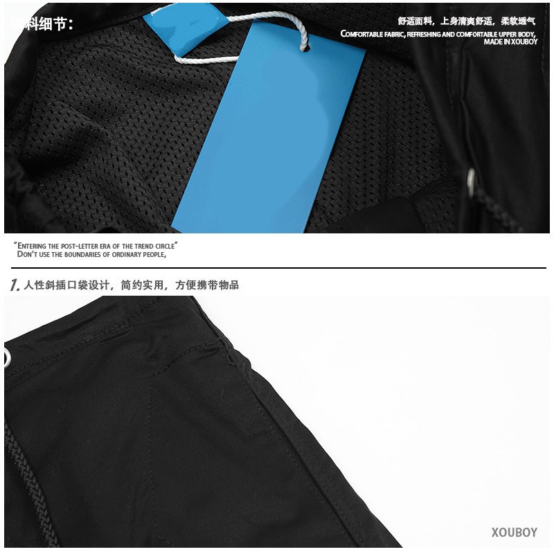 Yprs Men'S American-Style Street Parachute Casual Pants Men'S And Women'S Summer Loose Street Drawstring Straight Mop Pants - Image 5