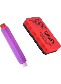Masho Trend Chalk Pen 1 Piece + Magnetic Eraser 1 Piece - Chalk Holder Pen  - Image 1