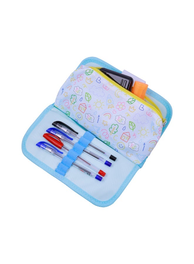 Kika Dream Rainbow Pencil Case – Dual Zipper Kids Stationery Pouch - Image 3