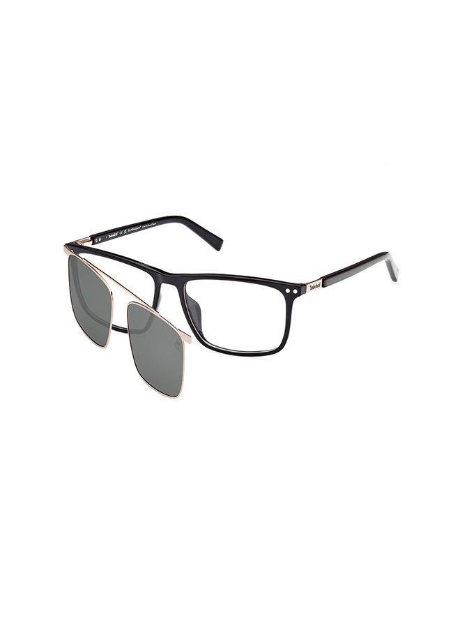 Timberland - Men's Rectangular Eyeglass Frame - TB1824-H00155 - Lens Size: 55 Mm - Image 1