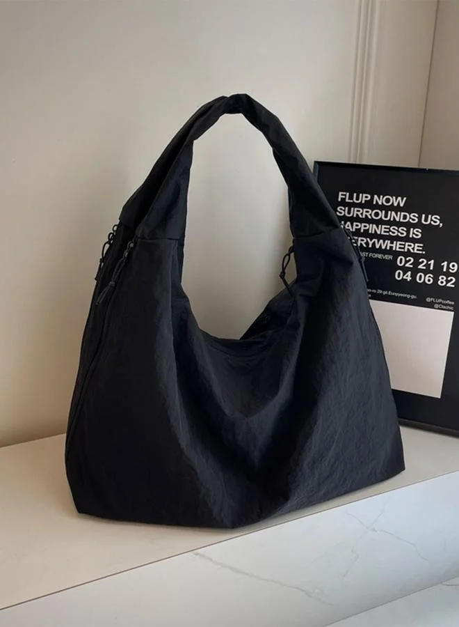 تايك تو شنطة كتف سادة بسحاب للإغلاق