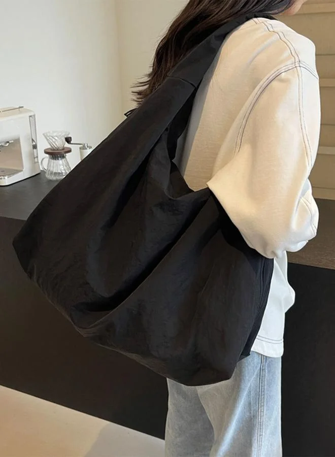 تايك تو شنطة كتف سادة بسحاب للإغلاق