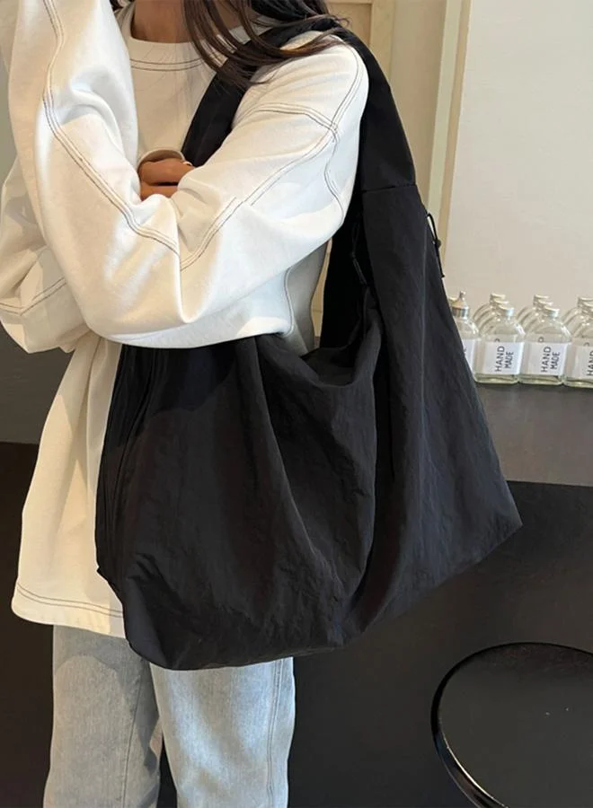 تايك تو شنطة كتف سادة بسحاب للإغلاق