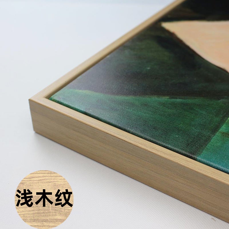 لوحة زخرفية لغرفة المعيشة بإطار بسيط لوحة شقة حديثة بسيطة لوحة معلقة مطعم جدارية غرفة نوم إطار داخلي لوحة بدون إطار - Image 1