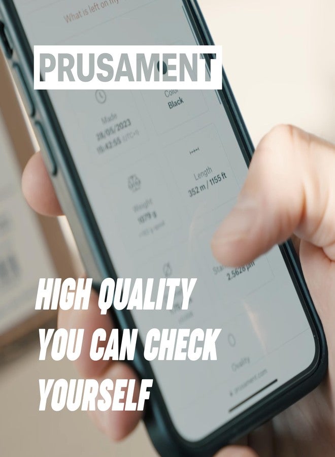 Prusament خيوط طباعة ثلاثية الأبعاد بروسامنت الممتازة ASA الطبيعية 1.75 مم - بكرة 800 غرام - مقاومة للأشعة فوق البنفسجية والظروف الجوية - قوية ومتينة - لا تتشابك - مثالية للاستخدام الخارجي وللمحترفين - Image 3