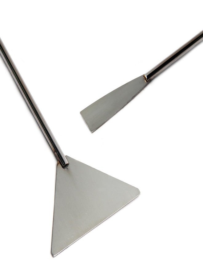 اتول مارت ملعقة تنظيف أحواض السمك من يوتول مارت، مصنوعة من الفولاذ المقاوم للصدأ، طويلة، لتنظيف الرمل والطحالب، أدوات تنظيف أحواض السمك والنباتات، ملحقات لتنسيق أحواض السمك - Image 3