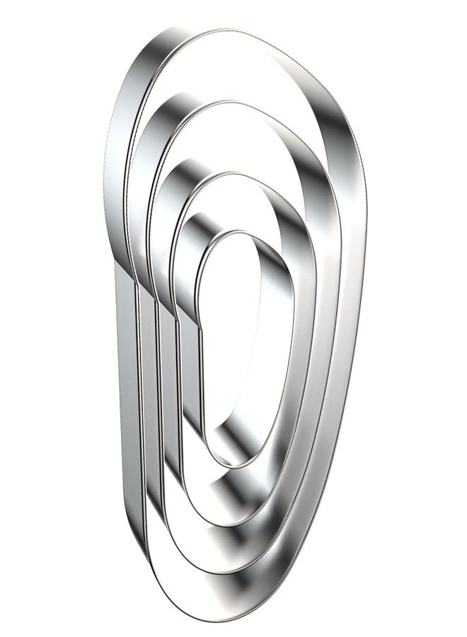 QAAQS Flip Flop Summer Beach Cookie Cutter Set Large - 5 Inch, 4 Inch, 3 Inch, 2 Inch - 4 Piece Summer Fun Cookie Cutters Shapes Fondant Biscuit Molds - Stainless Steel - Image 1