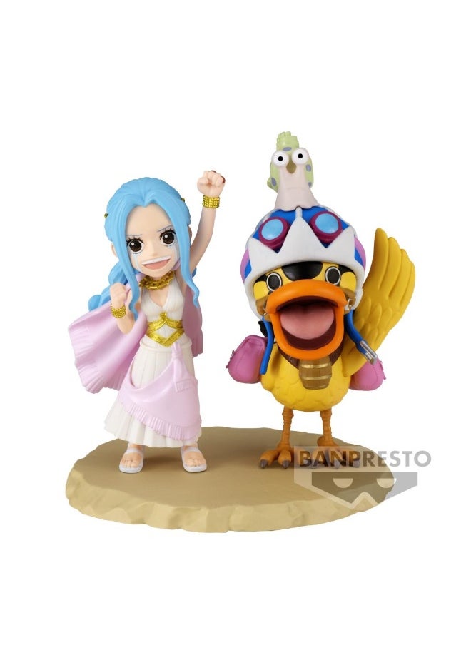 Banpresto Banpresto One Piece World Collectable Log  Nefeltari Vivi & Karoo Statue  - Image 1