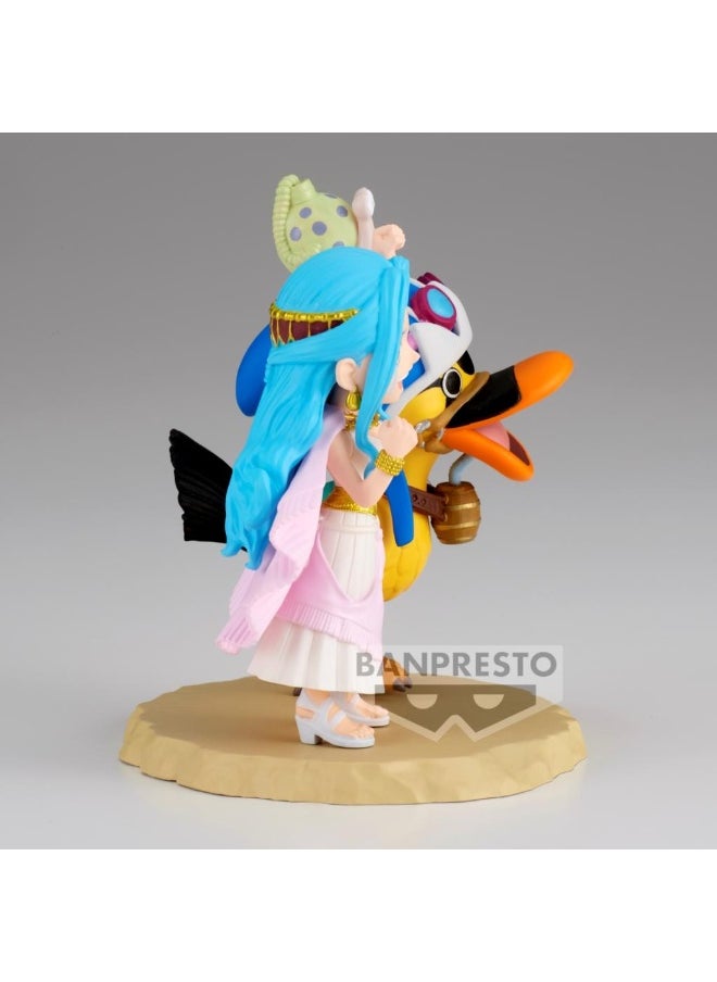Banpresto Banpresto One Piece World Collectable Log  Nefeltari Vivi & Karoo Statue  - Image 2