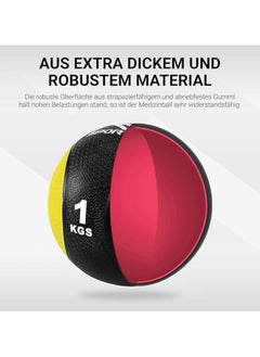 SPORT MSPORTS Premium Medical Ball 1-10 kg | Professional Studio Quality | For Gym, Fitness Training, Body Building, Physical Therapy, Rehabilitation | Various Colours  - Image 5