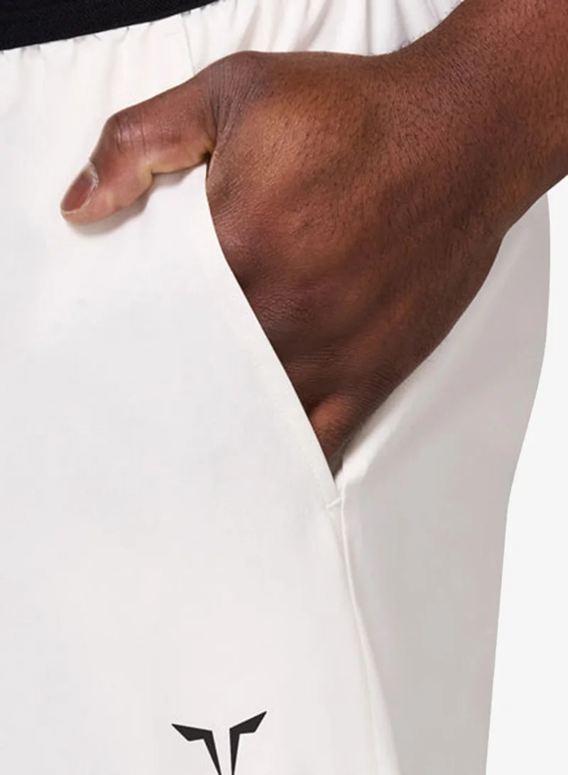 Squatwolf PEARL WHITE Woven Stretch Joggers for Men | Best Price UAE