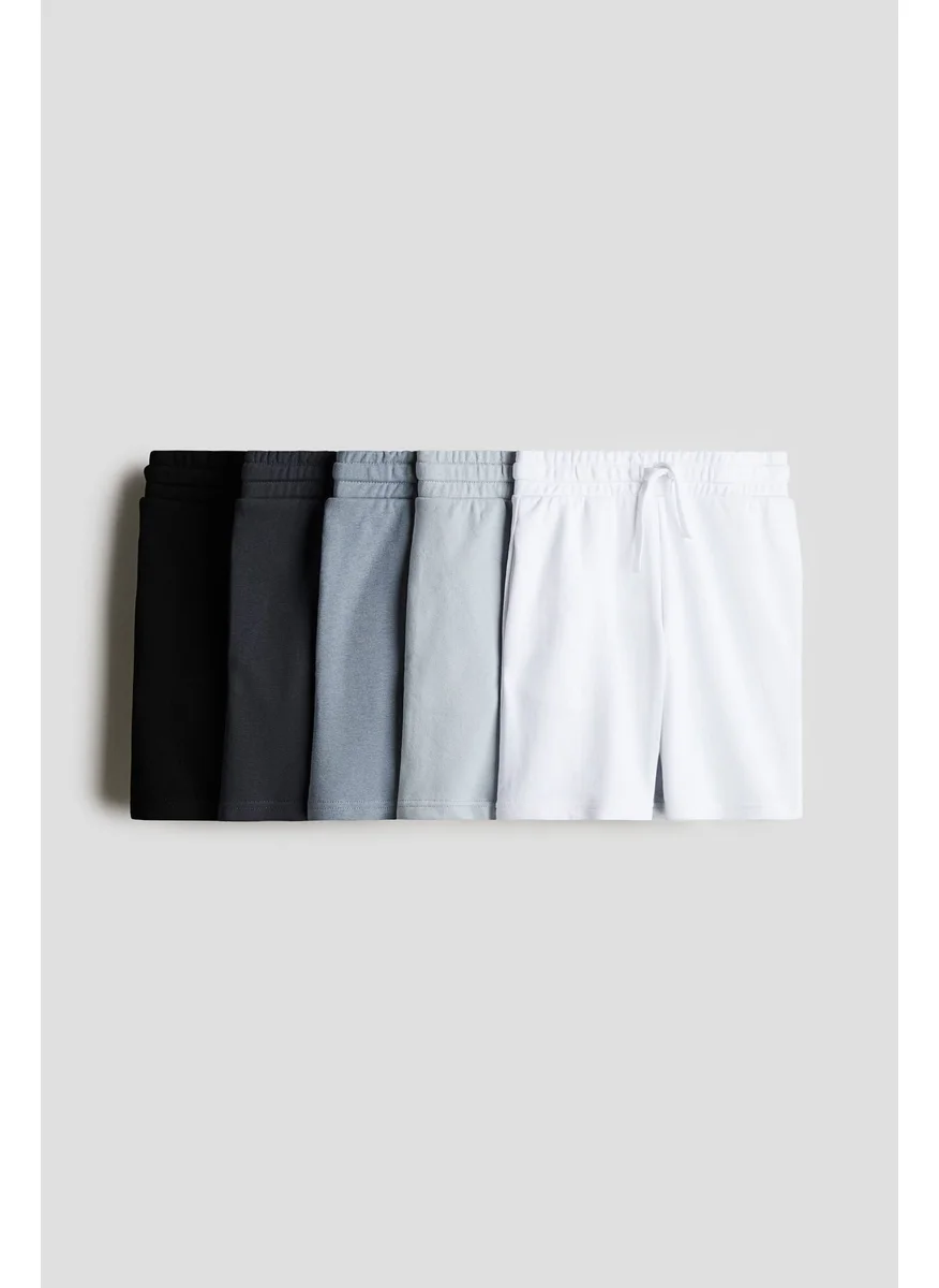 H&M 5-Pack Knee-Length Sweatshorts