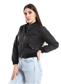 Black bomber jacket with inner lining - pzsku/ZC102A369426EAA156E67Z/45/_/1709632760/77170fe7-4c1a-4c4d-851a-97b483ba8aeb