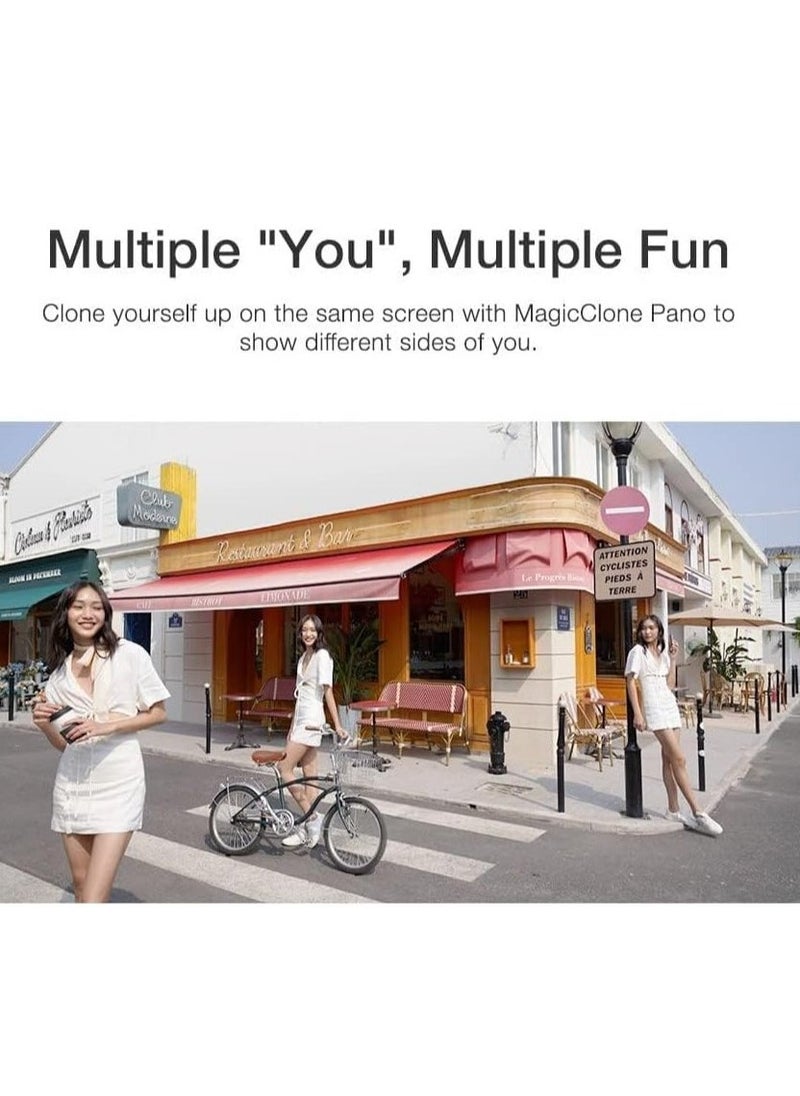 Generic - Smooth-Q3 Gimbal Stabilizer for Smartphone Android Cell Phone iPhone Zhi yun q 3-Axis Handheld Gimble Stick w/Tripod Stand LED Fill Light for Tiktok YouTube Vlog Video Kit Face/Object Tracking - Image 1