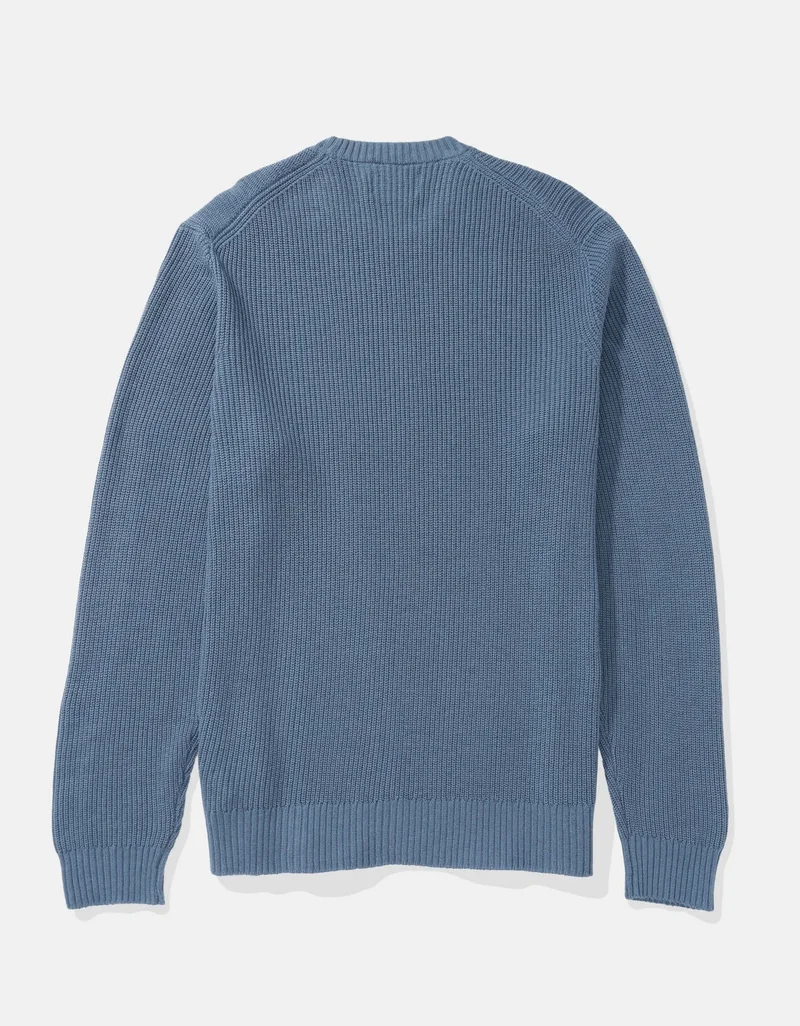 American Eagle  AE Waffle Crew Neck Sweater for Men | Best Price UAE