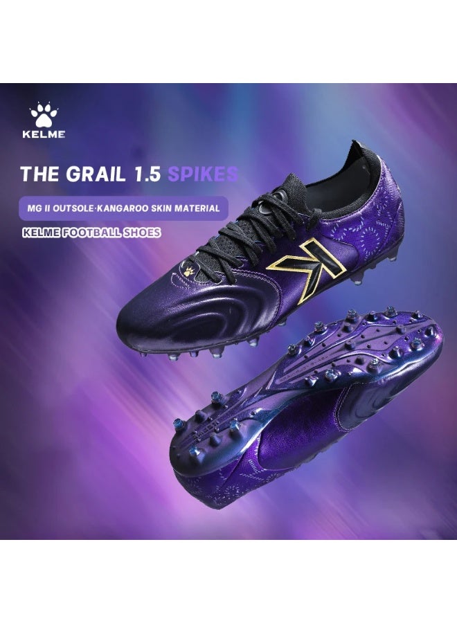 كيلمي حذاء كرة القدم للبالغين من MG - حذاء كرة القدم الاحترافي من جلد الكنغر - سلسلة القديس القهري - حذاء كرة القدم المضاد للانزلاق - Image 5