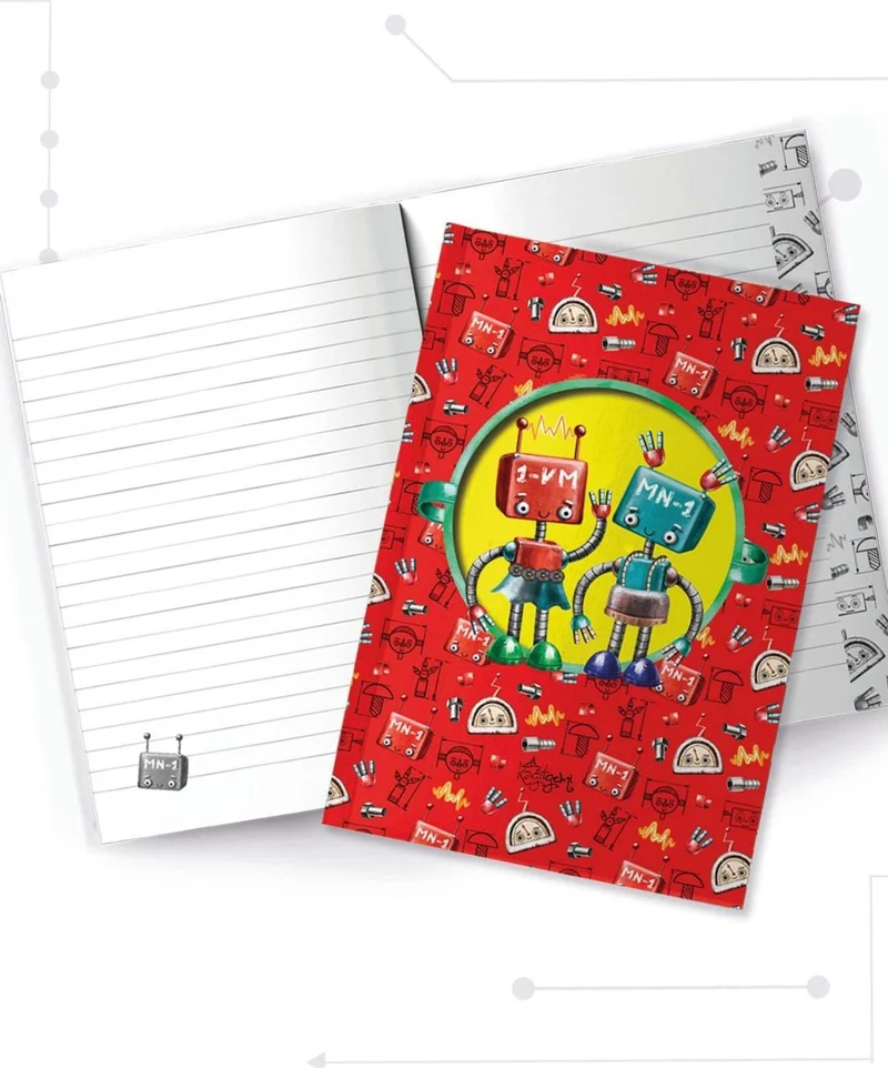 Kağıt Gemi Dükkan My Friend Robot Notebook
