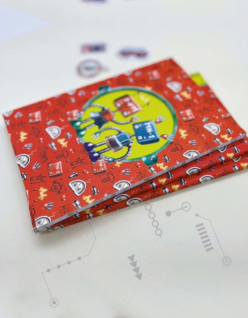 Kağıt Gemi Dükkan My Friend Robot Notebook