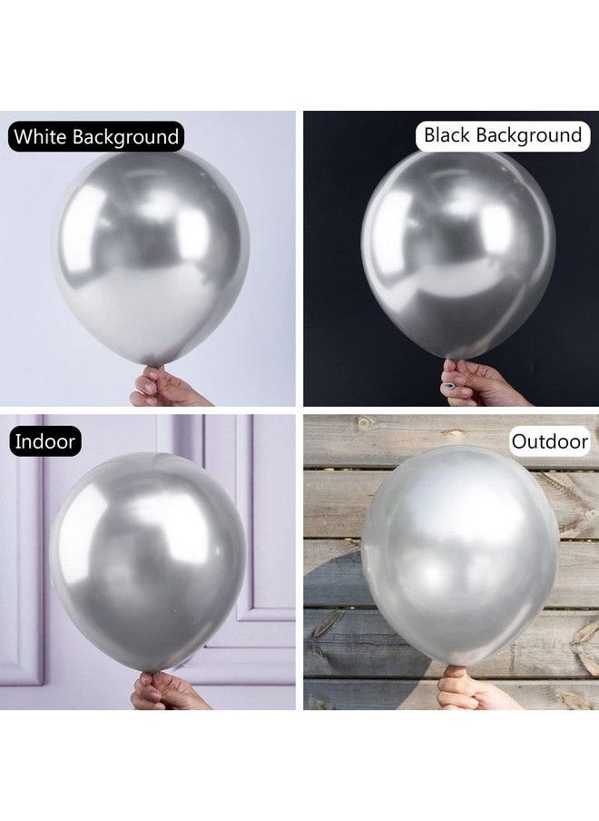 PartyWoo Metallic Silver Balloons 85 Pcs Silver Balloons Different Sizes Pack Of 18 Inch 12 Inch 10 Inch 5 Inch For Balloon Garland As Birthday Decorations Wedding Decorations Party Decorations  - Image 4