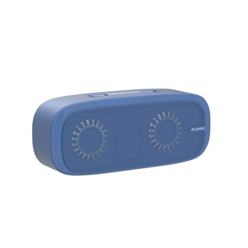 LENRUE Bluetooth Speaker, Wireless Portable Speaker with Loud Stereo Sound, Rich Bass, 12-Hour Playtime, Built-in Mic. Perfect for iPhone, Samsung and More (Blue) - Image 4